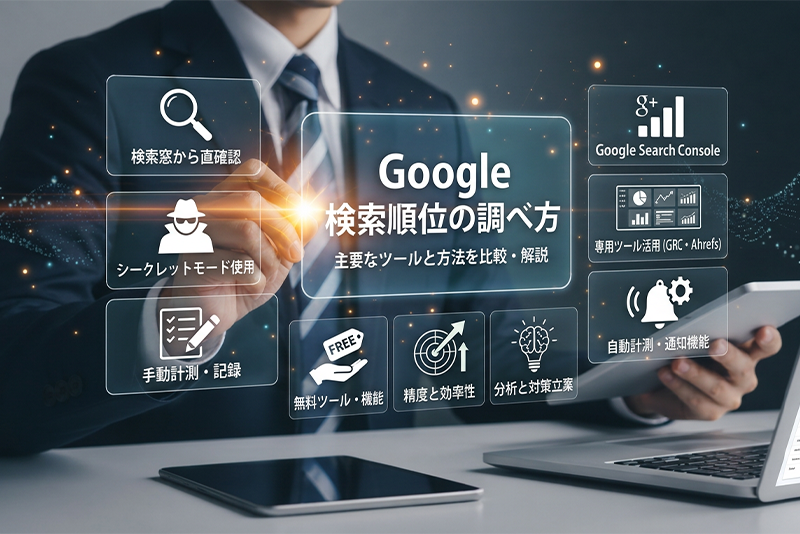 Google検索順位の調べ方