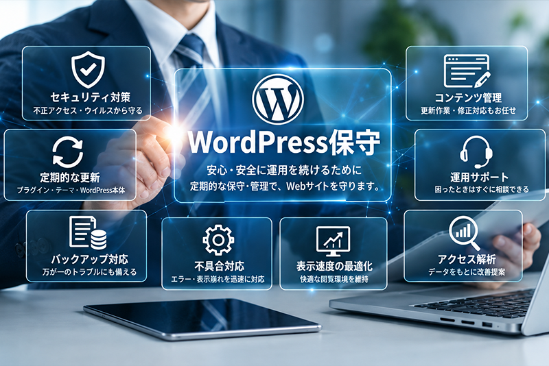WordPress保守とは？